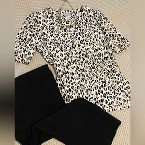 Chico’s Animal Print Women's Top, Small